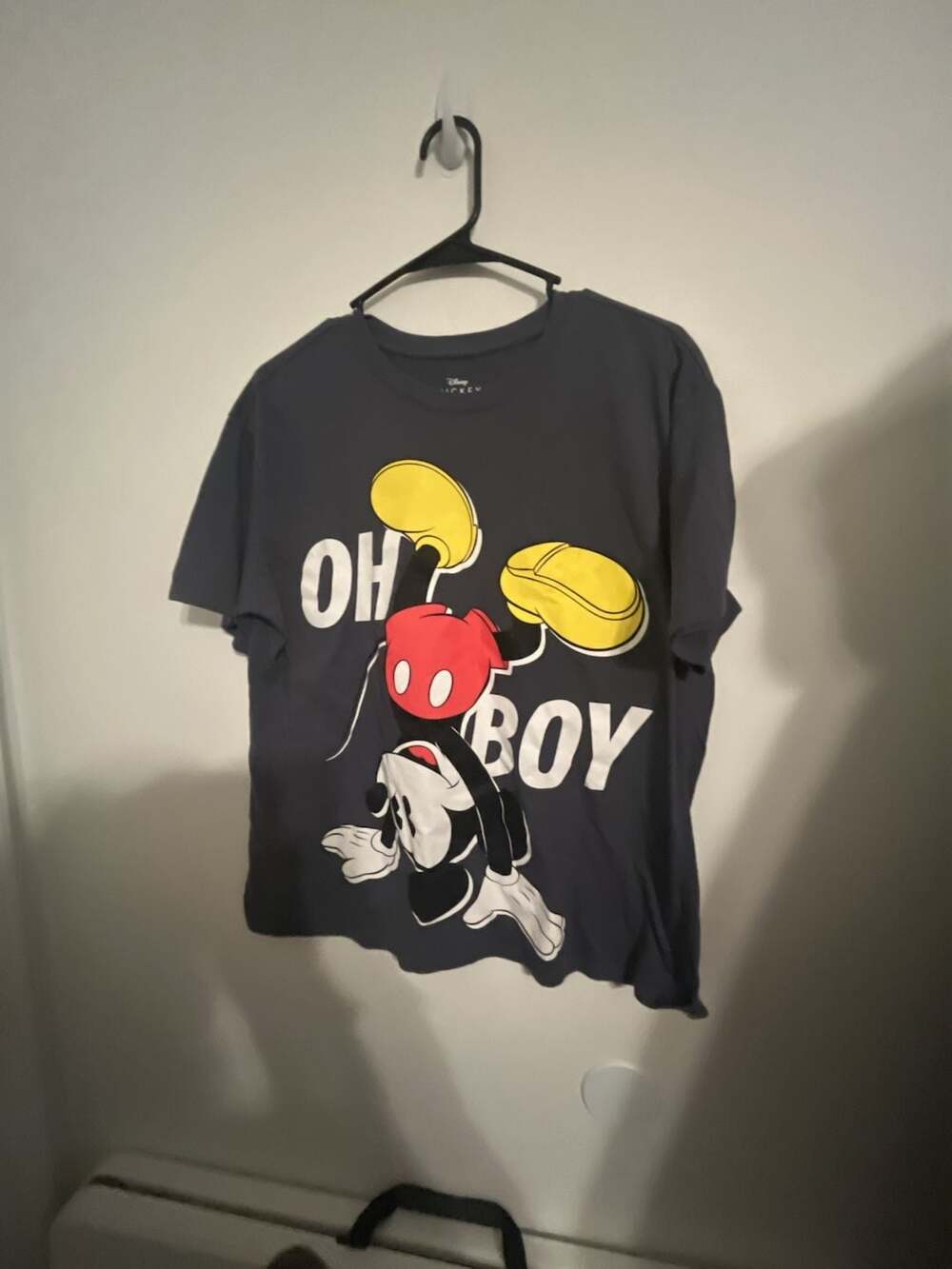 Youth Disney Mickey Mouse "Oh Boy" Graphic T-Shirt XL - Picture 1 of 3